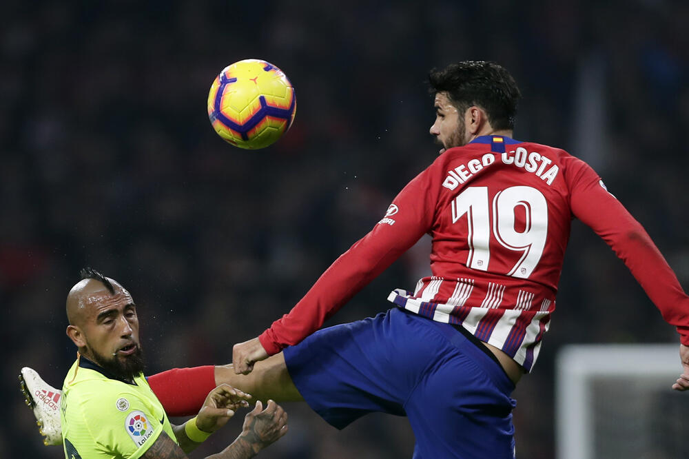 Dijego Kosta, Atletiko - Barselona, Foto: Beta/AP