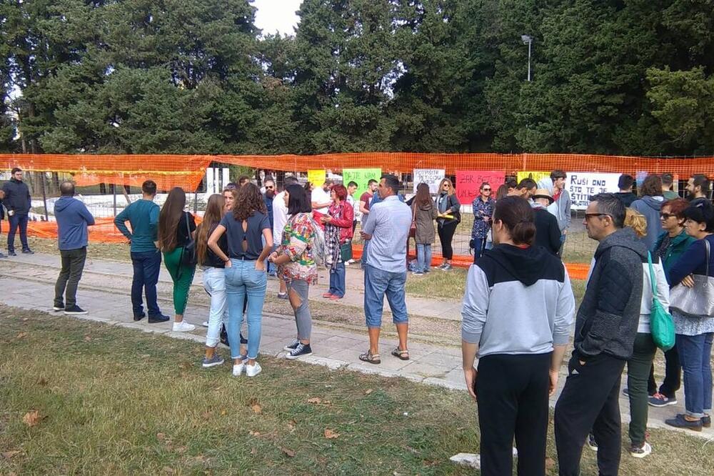 protest Bar čempresi, Foto: Radomir Petrić