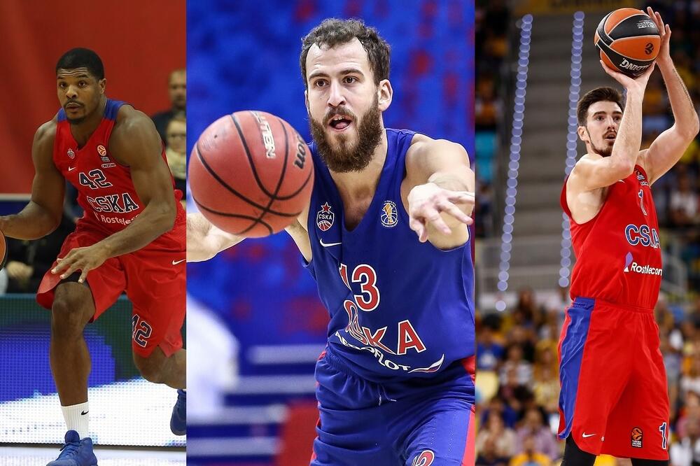Hajns, De Kolo, Rodriges, Foto: Euroleague