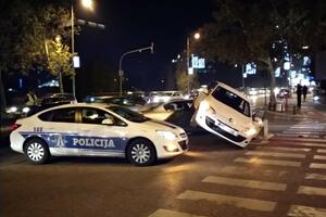 Podgorica: Dvije osobe povrijeđene u udesu
