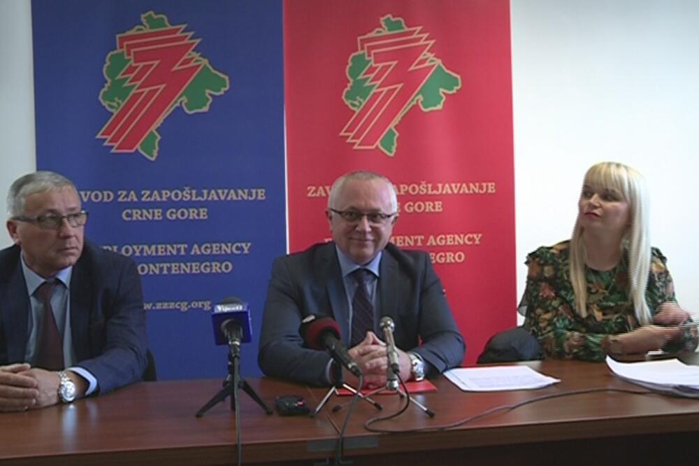 Zavod za zapošljavanje, pres, Foto: ZZZCG