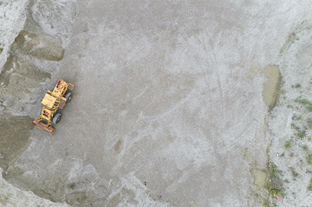 Korito Morače, bageri, Foto: CIN-CG