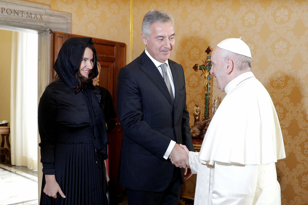 Milo Đukanović, papa Franjo, Foto: Reuters