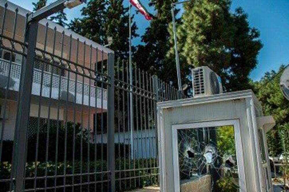 Ambasada Irana, Atina, Foto: Twitter