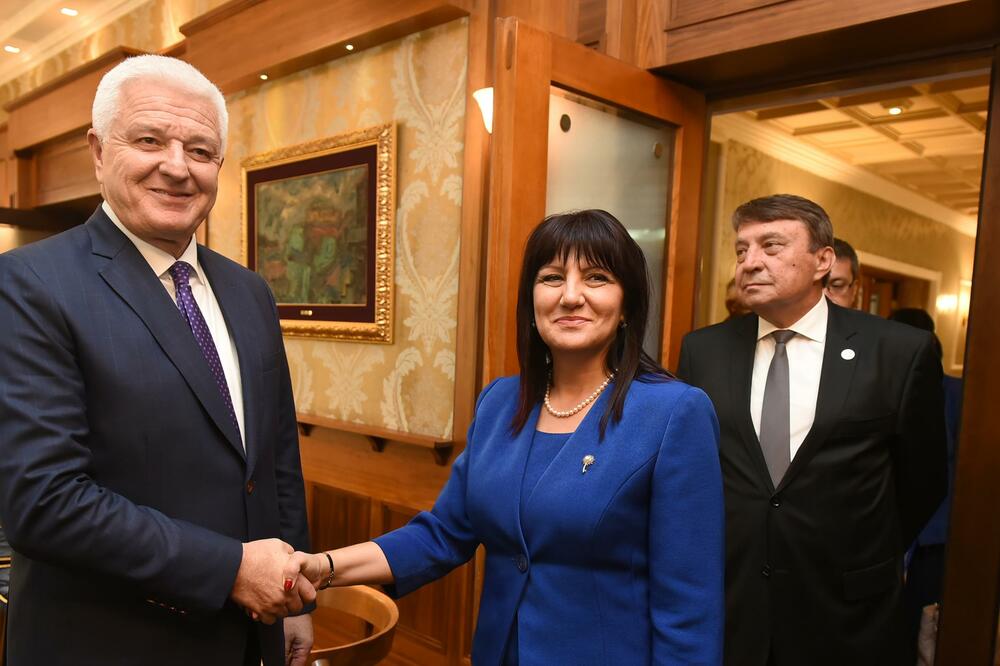 Duško Marković, Cveta Karajančeva, Foto: Gov.me