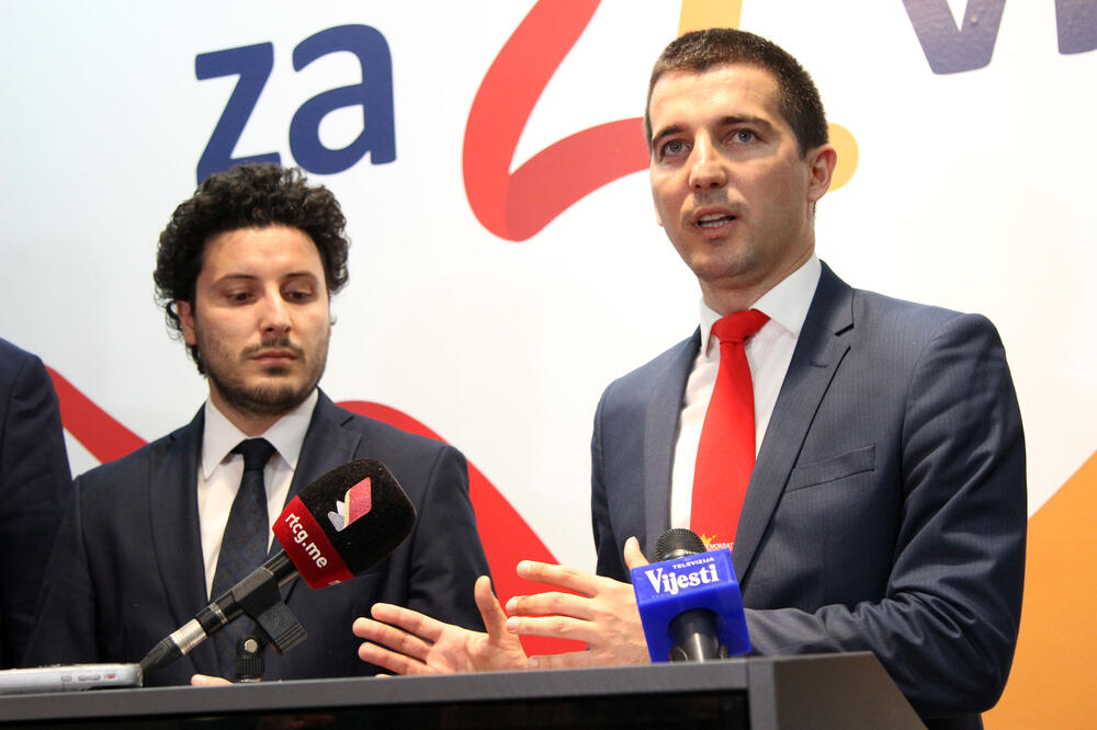 Dritan Abazović, Aleksa Bečić, Foto: Filip Roganović