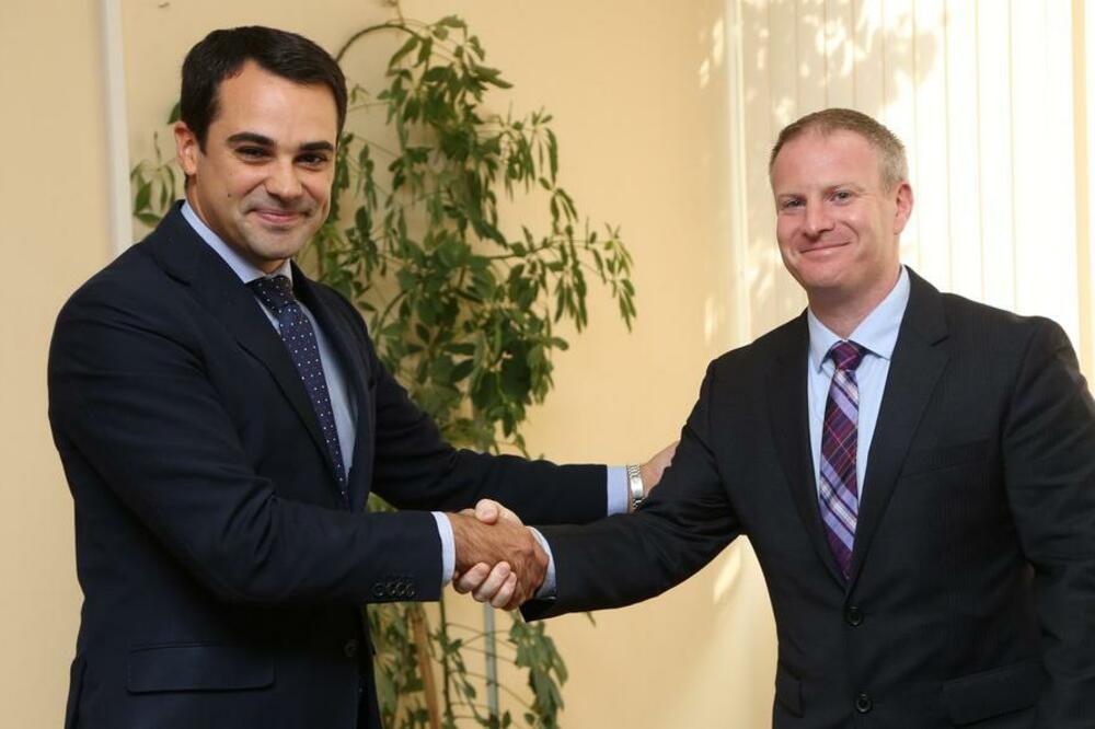 Dušan Raičević, Aron Rajs, Foto: Opština Bar