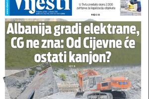U "Vijestima" čitajte: Cijevni prijeti nestanak, kako je Titovgrad...