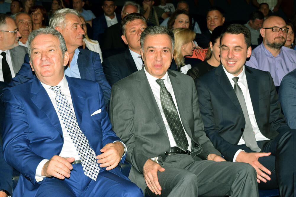 Miomir Mugoša, Filip Vujanović, Ivan Vuković, Foto: Luka Zeković