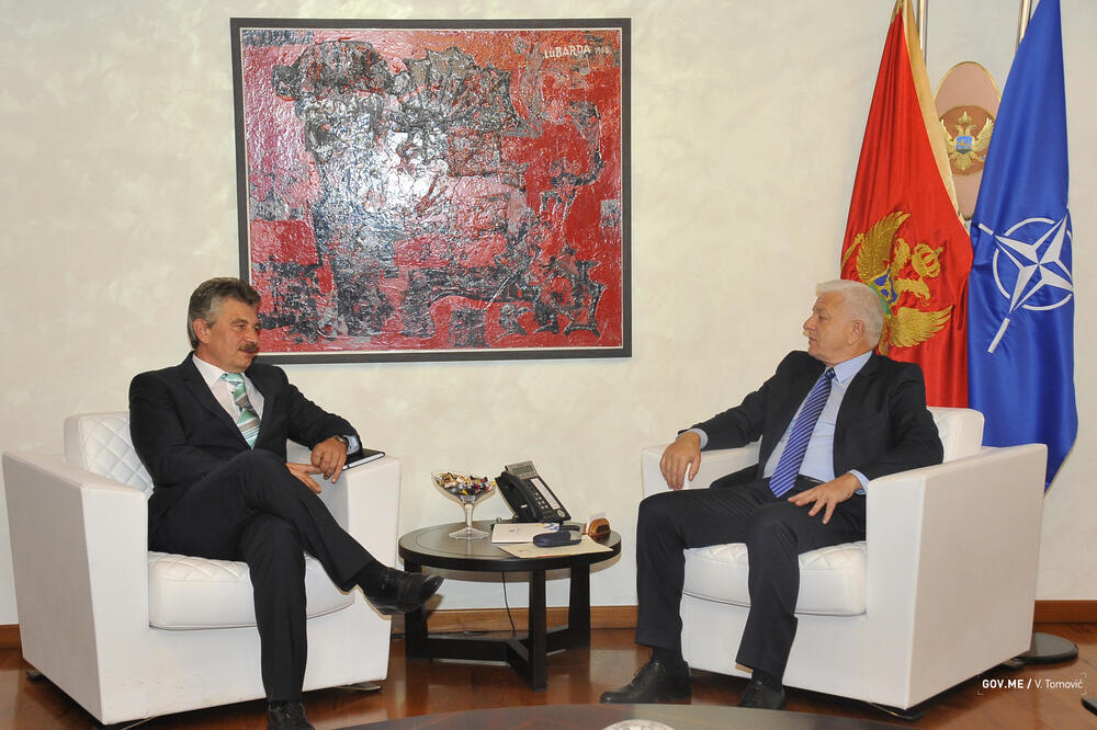 Jožef Neđeši, Duško Marković, Foto: Vlada Crne Gore