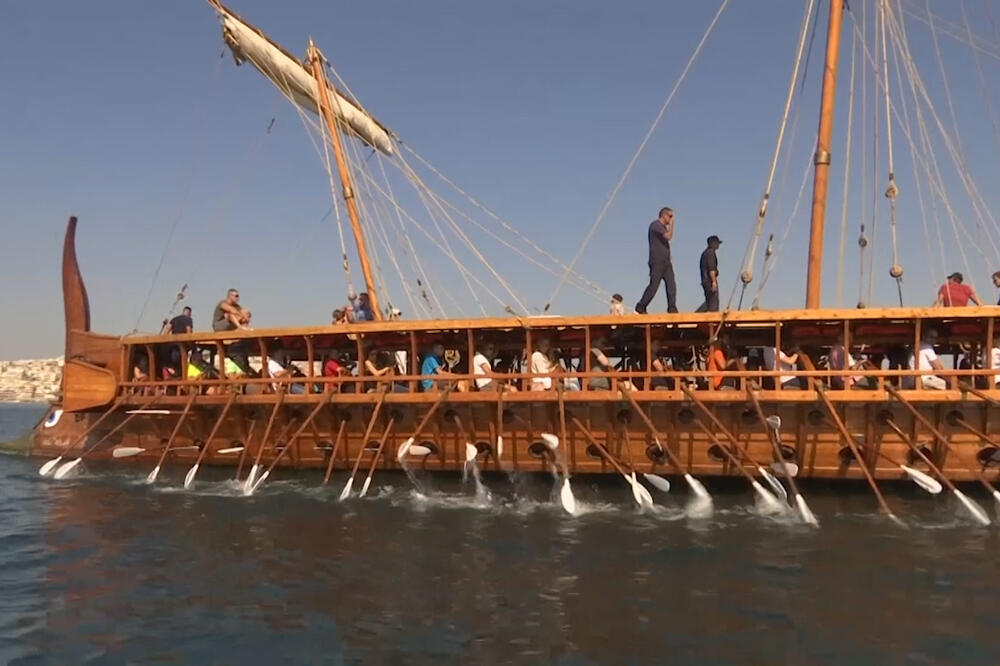 Povratak u prošlost: Kad turisti postanu veslači antičke galije, Foto: Vijesti video