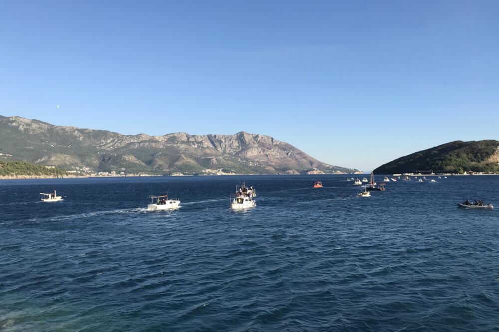 Budva protest Školj, Foto: Vuk Lajović