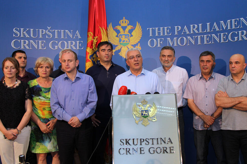 DF pres, napuštanje Skupštine, Foto: Filip Roganović