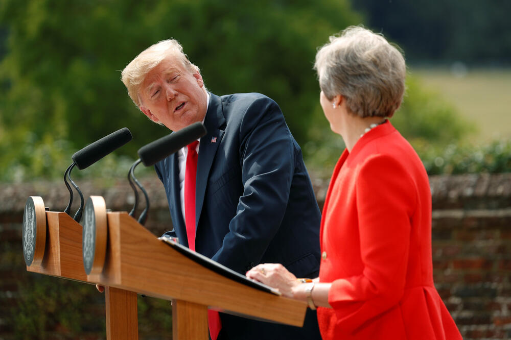 Donald Tramp, Tereza Mej, Foto: Reuters