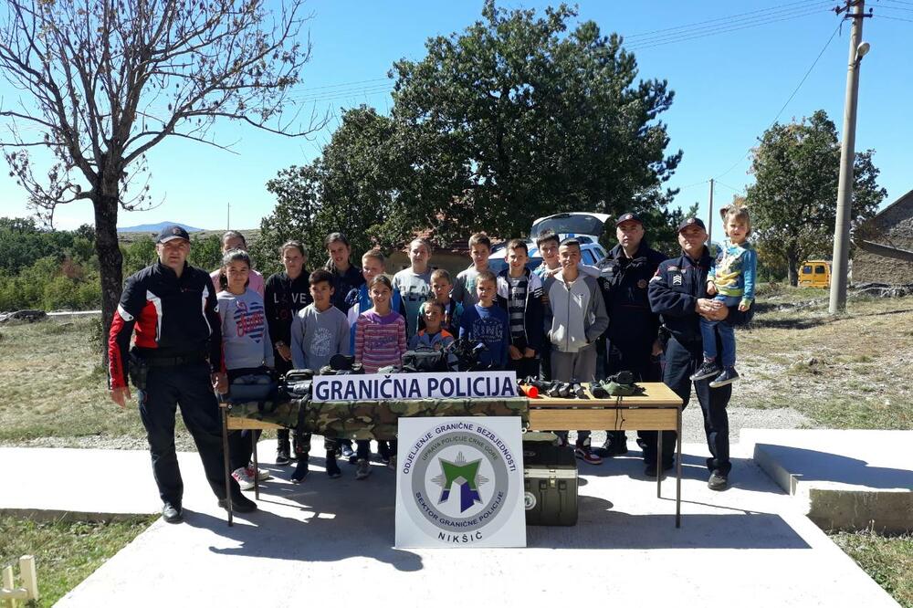 Granična policija, Nikšić, edukativni čas, Foto: Granična policija