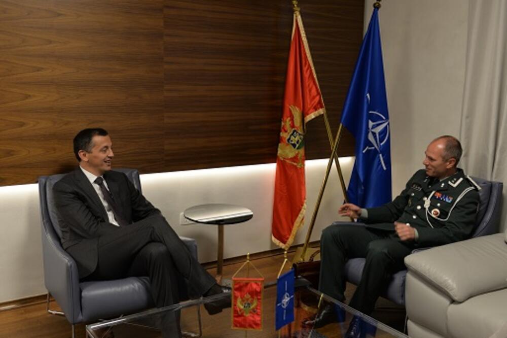 Predrag Bošković,  Egil Daltveit, Foto: Ministarstvo odbrane Crne Gore