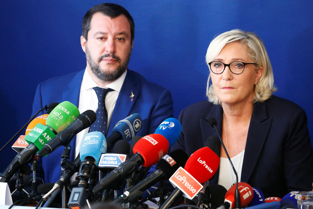 Mateo Salvini, Marin le Pen, Foto: Reuters