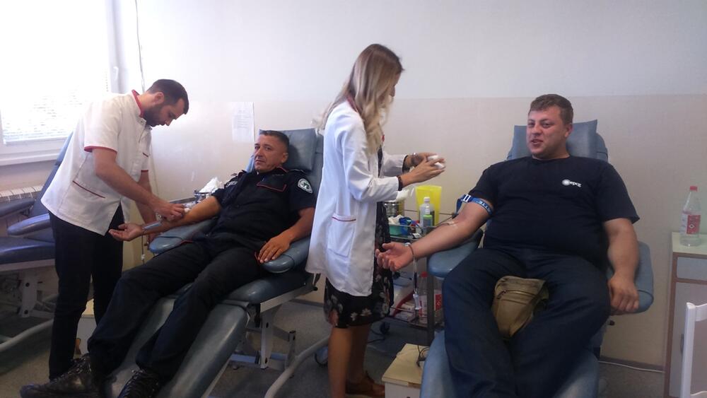 Nikšić policija dobrovoljni davaoci krvi