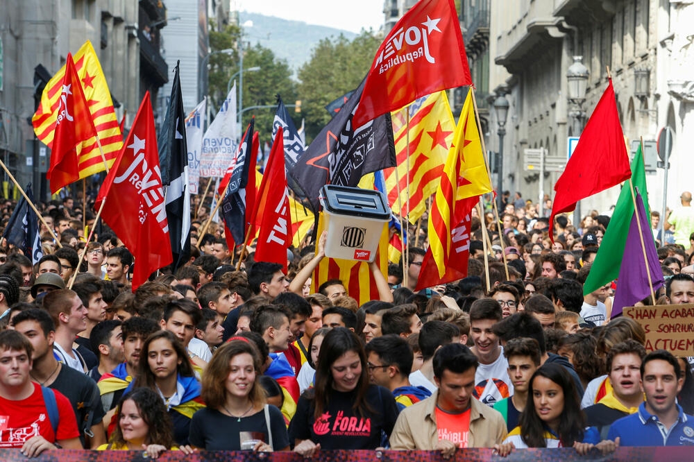 Barselona, demonstracije, Foto: Reuters