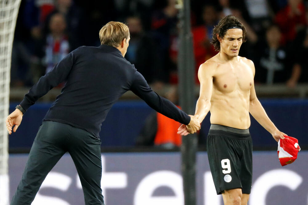 Edinson Kavani Tomas Tuhel PSŽ, Foto: Reuters