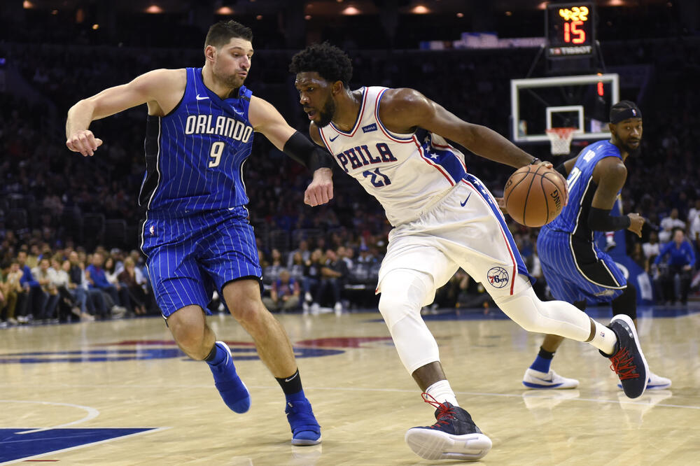 Nikola Vučević, Džoel Embid, Foto: Beta-AP