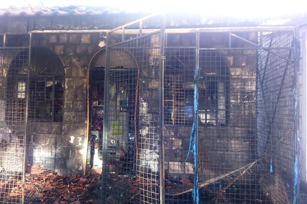 Trafika požar Nikšić, Foto: Svetlana Mandić