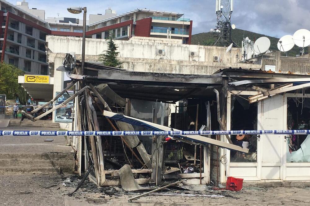 lokal, požar Budva, Foto: Vuk Lajović