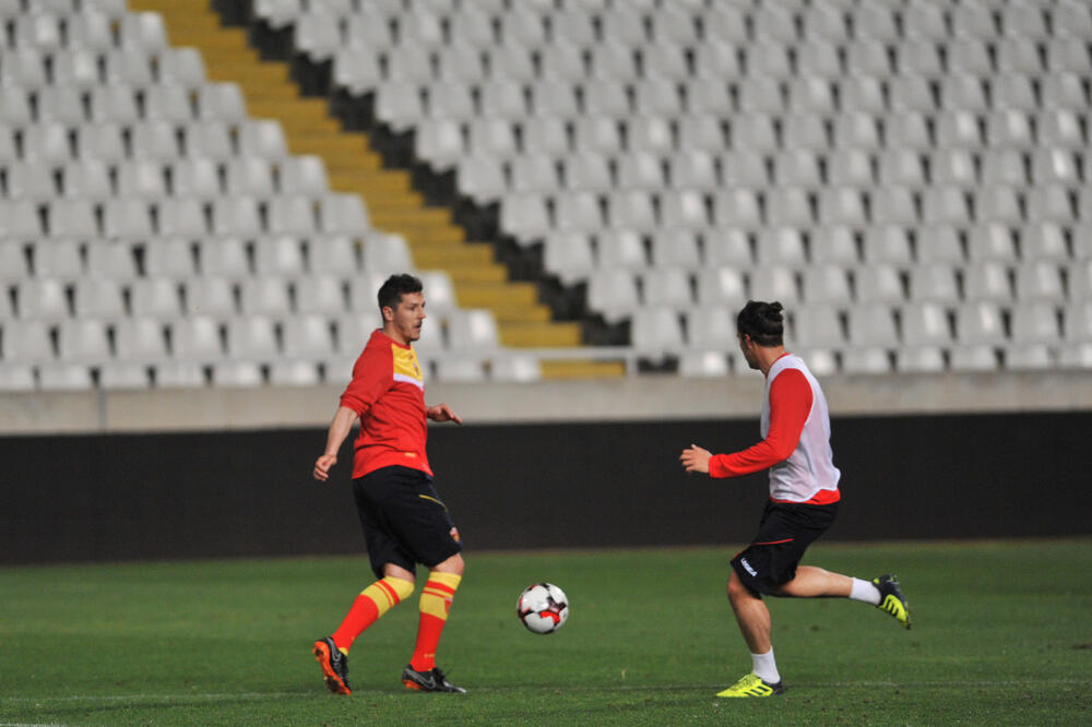 Fudbalska reprezentacija Crne Gore Stevan Jovetić, Foto: Savo Prelević