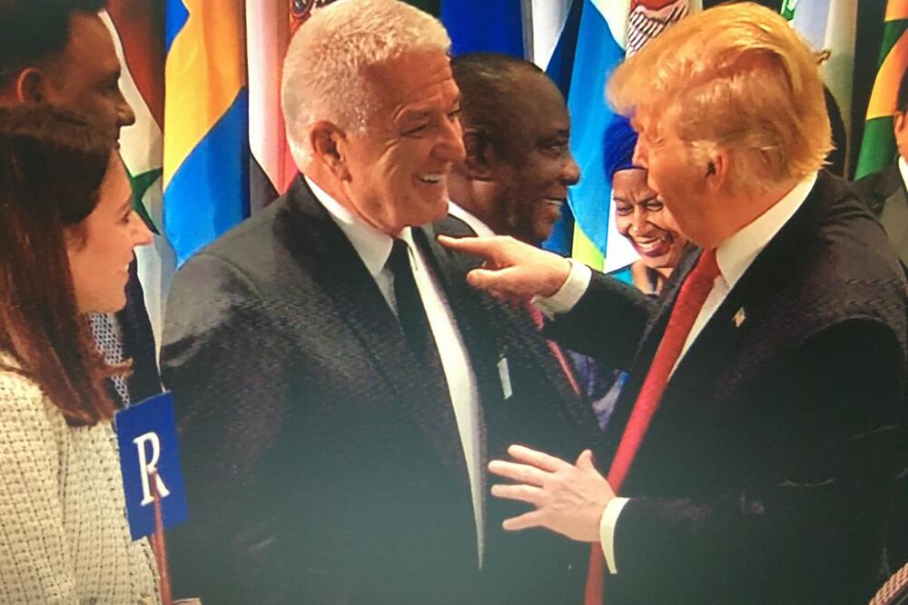 Duško Marković, Donald Tramp, Foto: Https://twitter.com/mbesheer