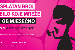 Bild promo za nove korisnike pripejda u Crnogorskom Telekomu