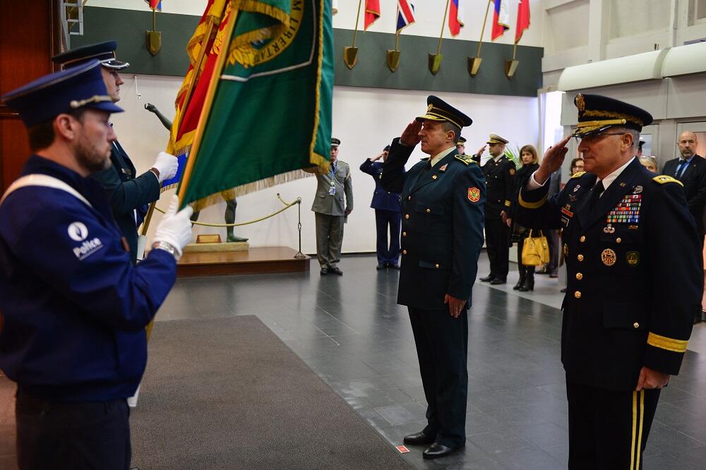 Dakić u Monsu, Foto: Ministarstvo odbrane