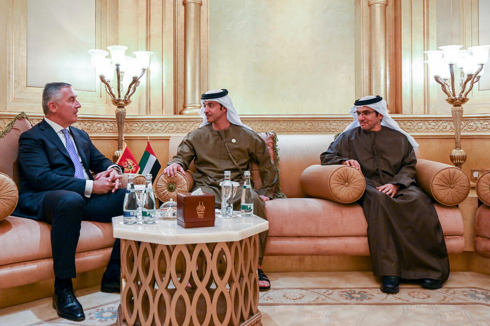 Đukanović na sastanku u Abu Dabiju, Foto: Kabinet predsjednika Crne Gore