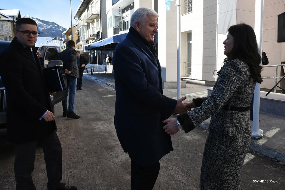 Duško Marković u Gusinju, Foto: Gov.me