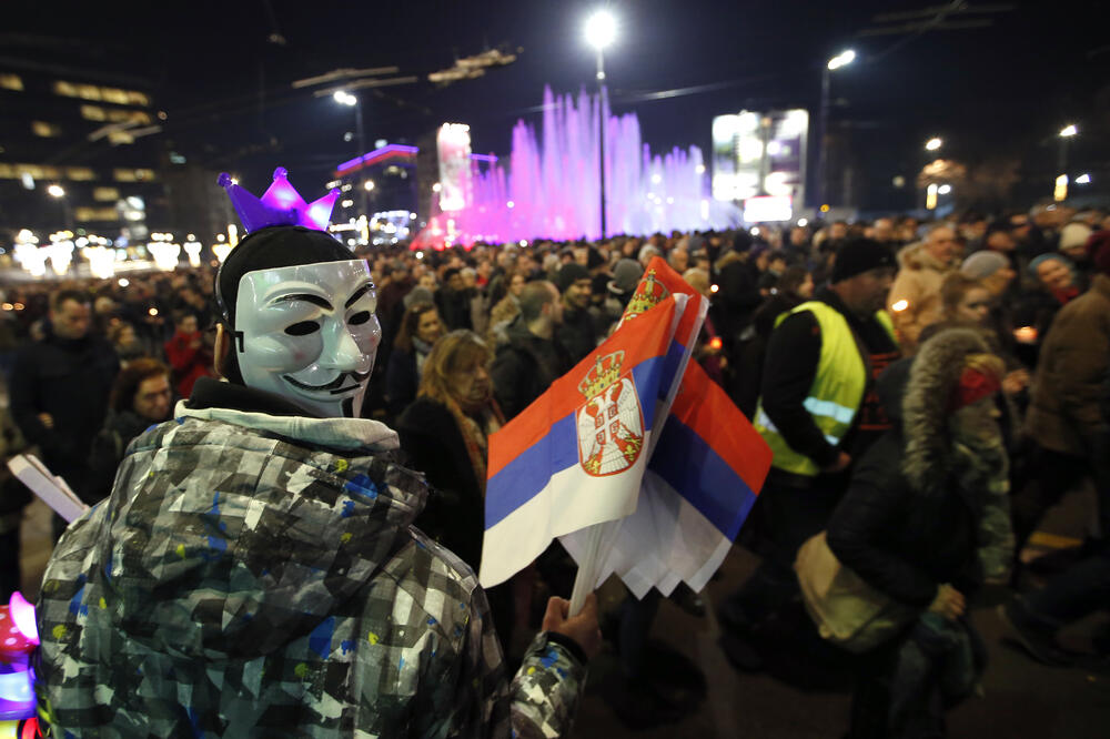 Sa protestne šetnje, Foto: BETA/AP