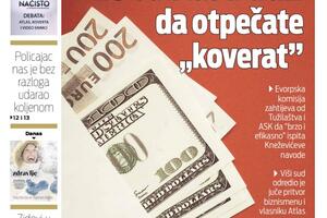 Naslovna strana "Vijesti" 17.1.2019.