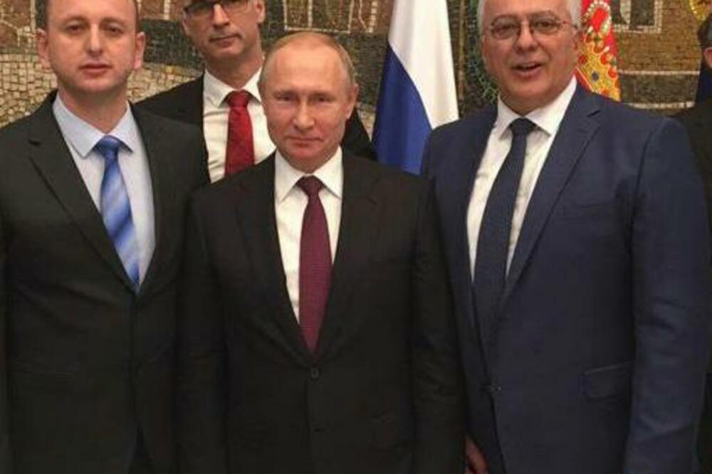 Lideri DF-a sa Putinom, Foto: DF