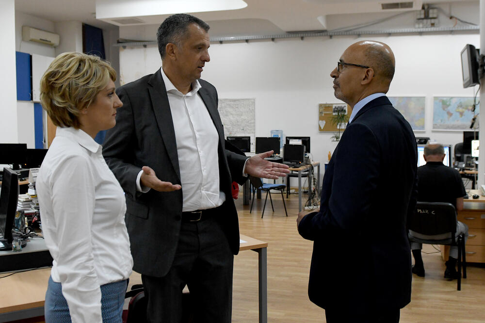 Desir u redakciji Vijesti (arhiva), Foto: Savo Prelević