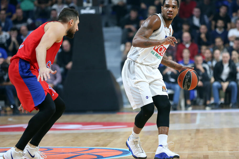 Pao je CSKA, zašto ne bi i Real: Koti Klark na utakmici sa Moskovljanima, Foto: Filip Roganović