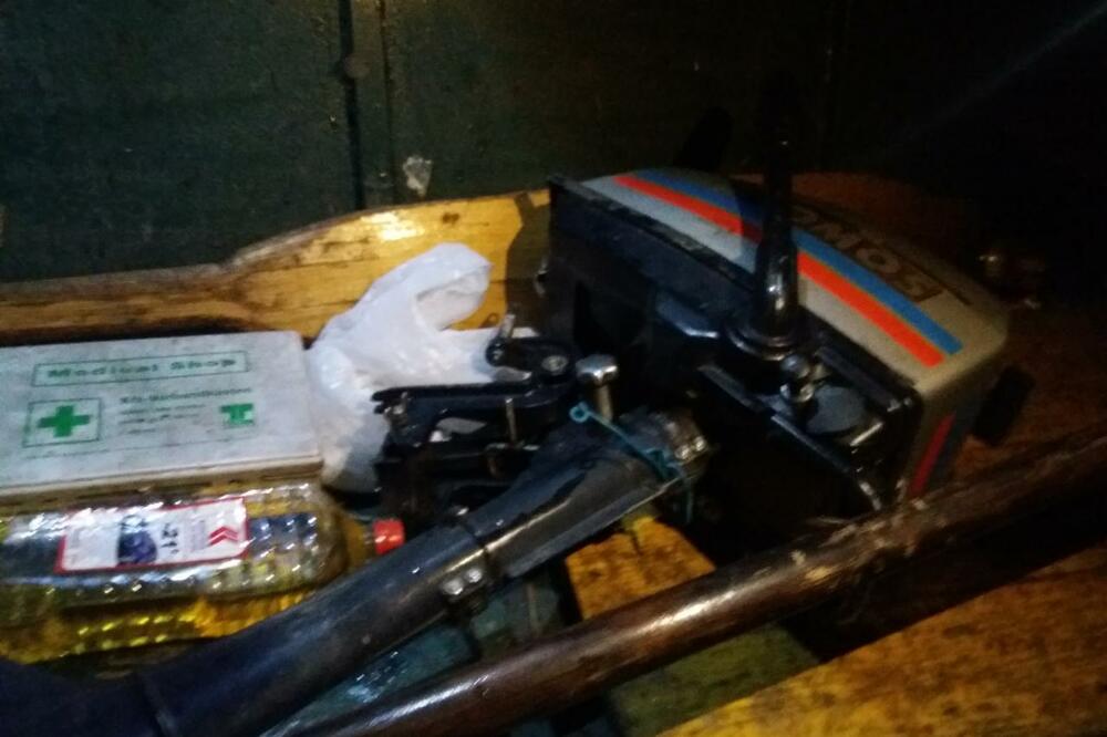 Zaplijenjen i vanbrodski motor, Foto: Nparkovi.me