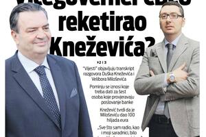 Naslovna strana "Vijesti" za 19. januar