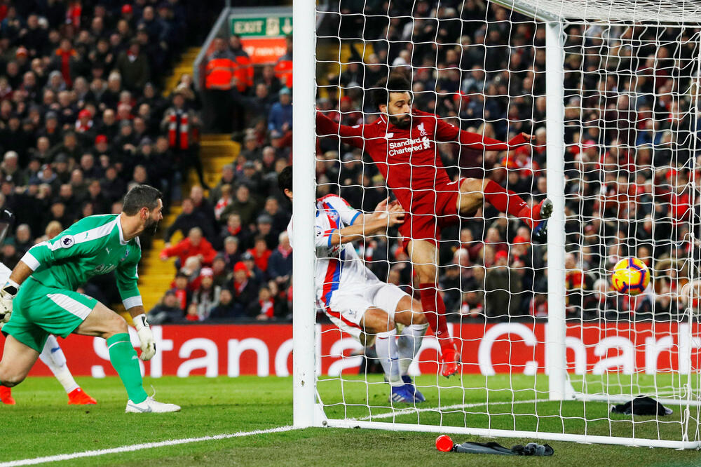 Salah postiže treći gol za Liverpul, Foto: Reuters