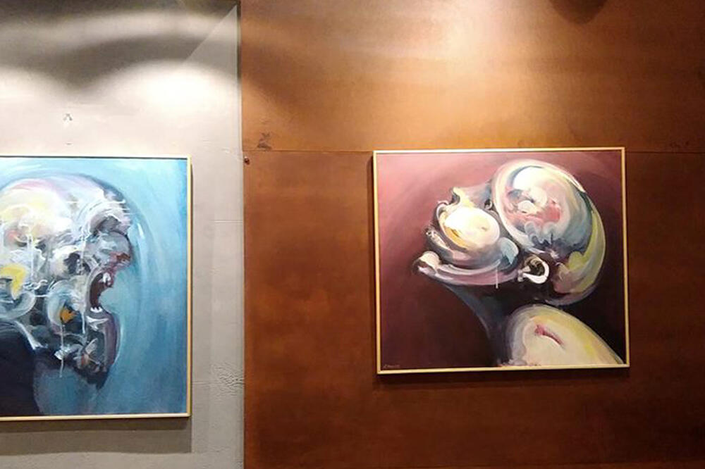 Radovi Gorana Ćetkovića u "Matici", Foto: Radomir Petrić