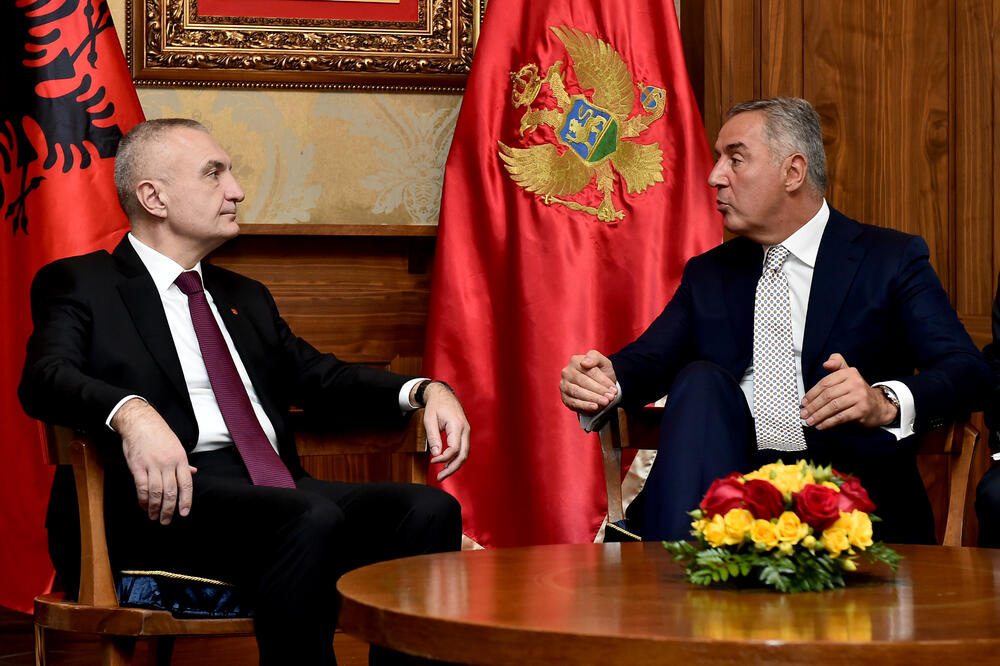 Meta i Đukanović na današnjem sastanku, Foto: Služba za informisanje Predsjednika CG