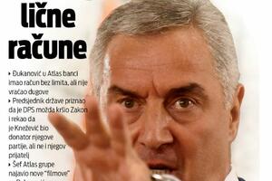 Naslovna strana "Vijesti" za 22. januar