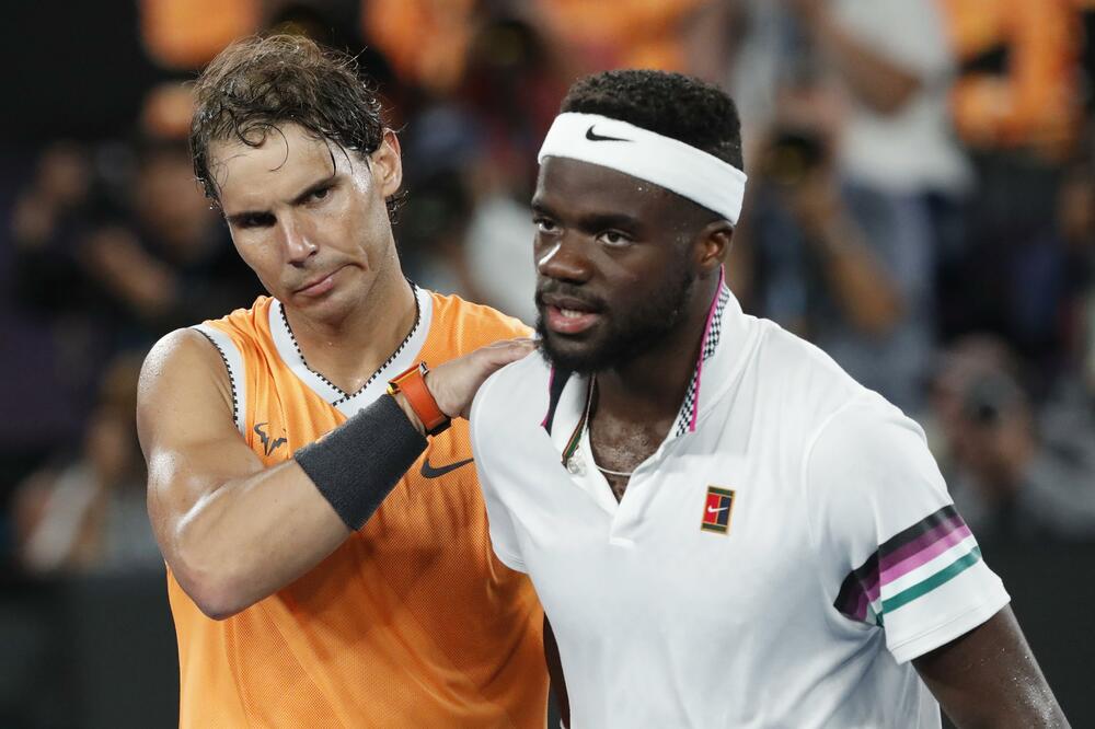 Rafael Nadal i Franses Tijafo, Foto: REUTERS