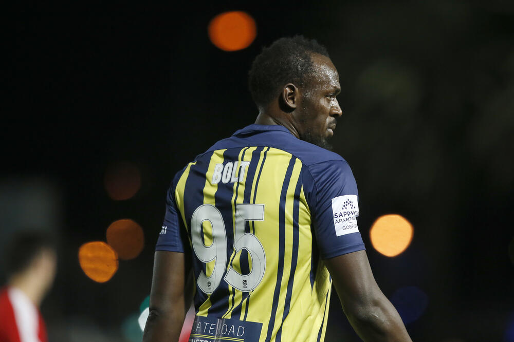 Bolt u dresu Sentral Koust Marinersa, Foto: BETA/AP