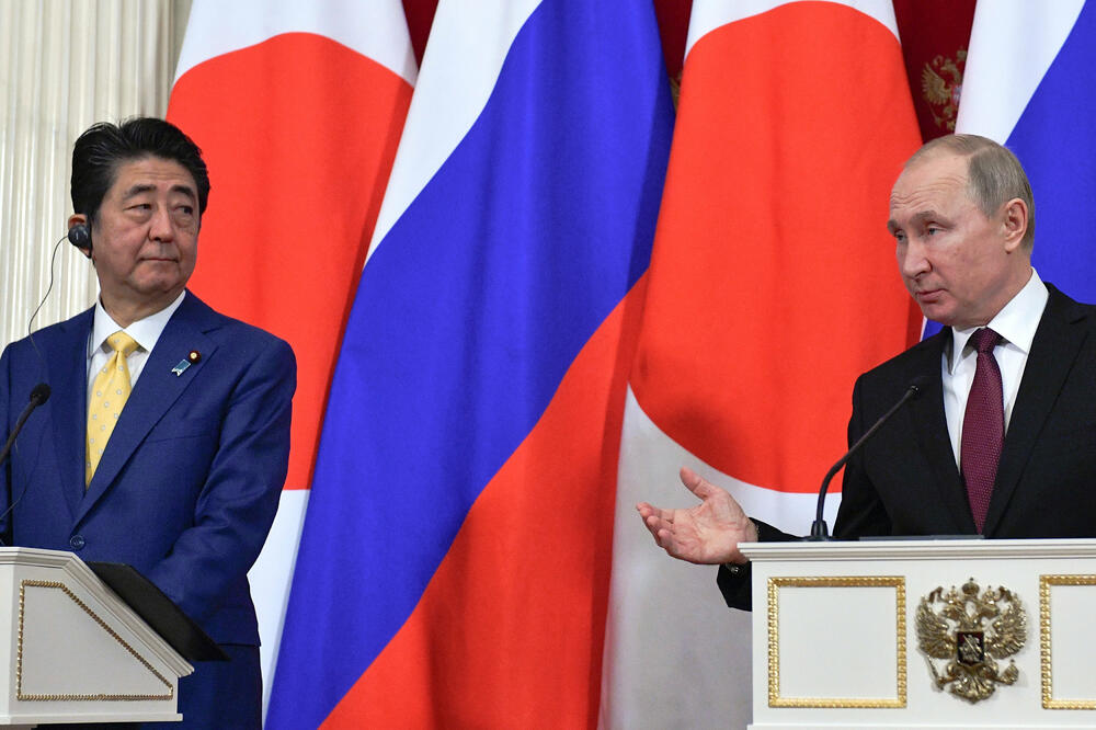 Abe i Putin, Foto: Reuters