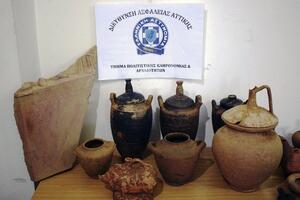 Grčka: Policija zaplijenila ukradene drevne predmete