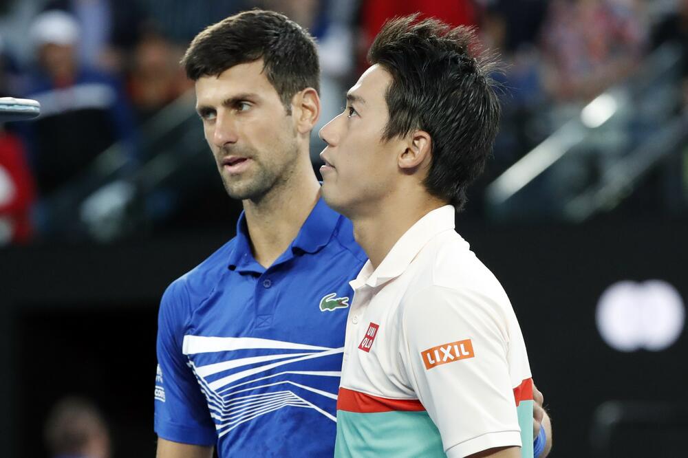 Novak Đoković, Kei Nišikori, Foto: Reuters