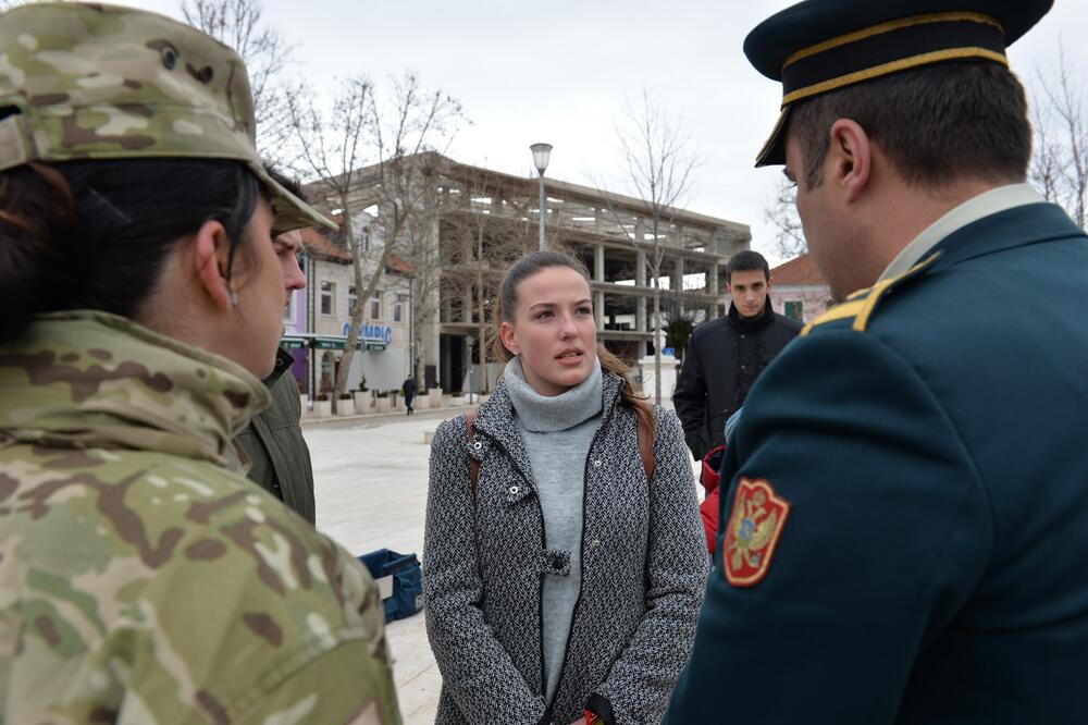 Crnogorski vojnici danas u Nikšiću, Foto: Ministarstvo odbrane
